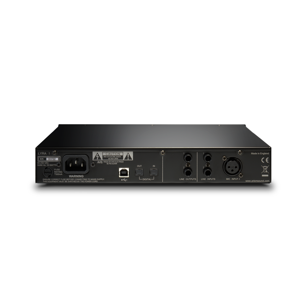 DTM・DAW Prism Sound Lyra1 Lyra 1 compact audio interface - Prism Sound