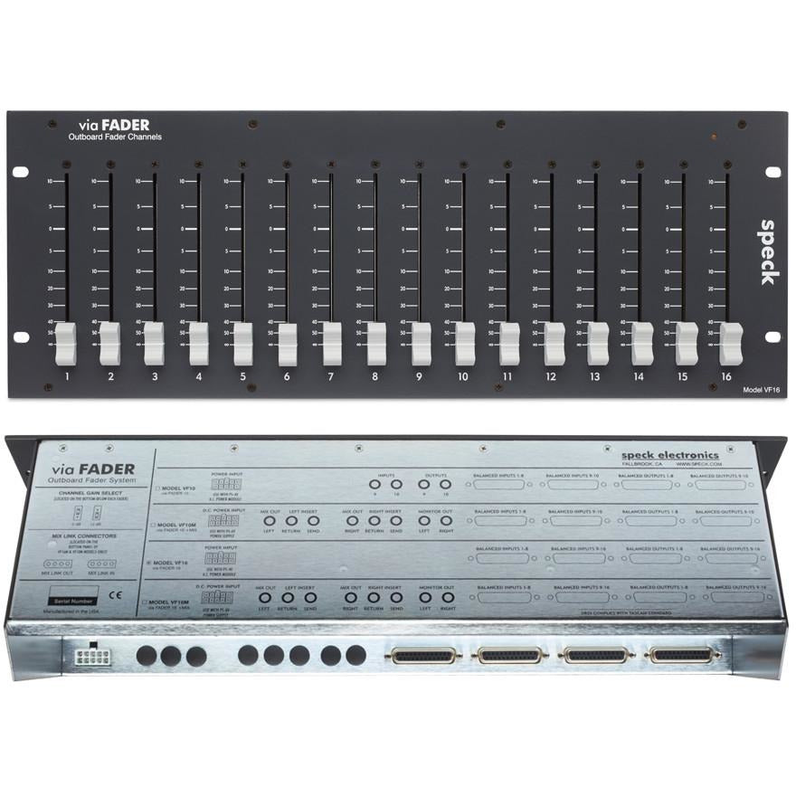 Speck Electronics via Fader VF16 - Outboard fader System – ASAP EUROPE ...